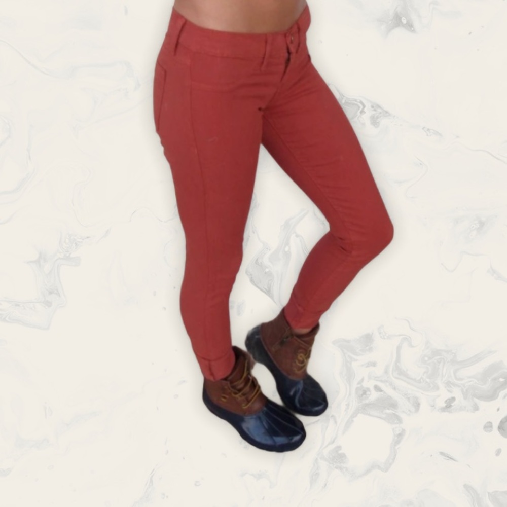 Flying Monkey Red Skinny Jeans 0